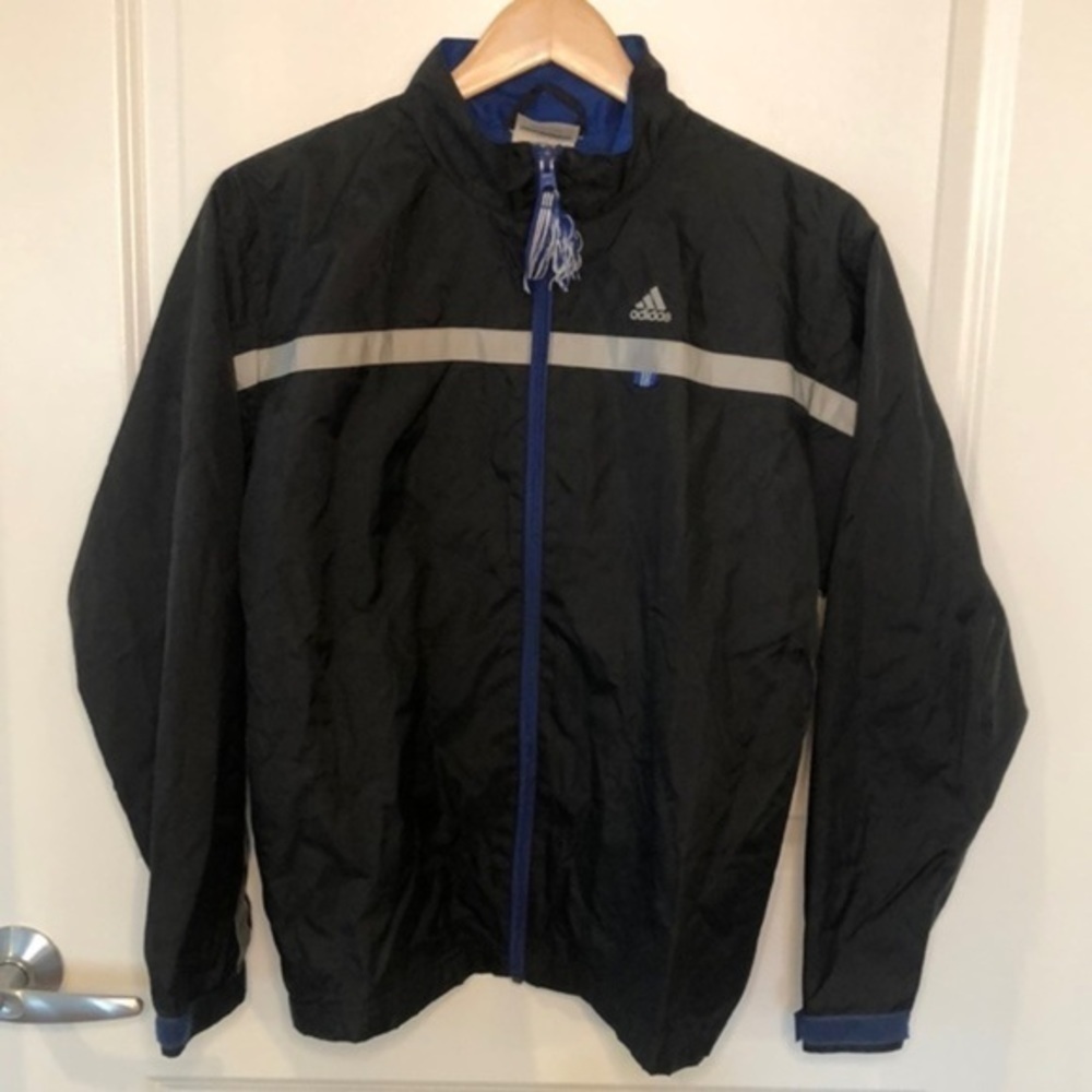 ADIDAS | Adidas Logo Windbreaker Active Jacket - Size Large - Picture 3 of 9